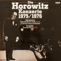 RCA : Horowitz - 1975 & 1976 Concerts